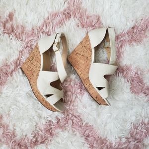 White Platform Sandals by Jessica Simpson